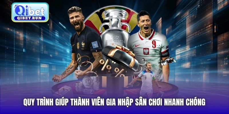 Quy trình giúp thành viên gia nhập sân chơi nhanh chóng